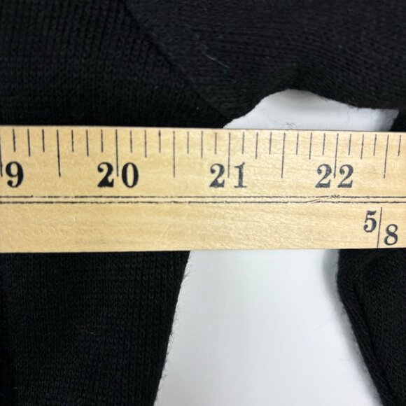 Deka men’s sweater M gray black check print retro Klingon check crew neck office - Picture 7 of 12